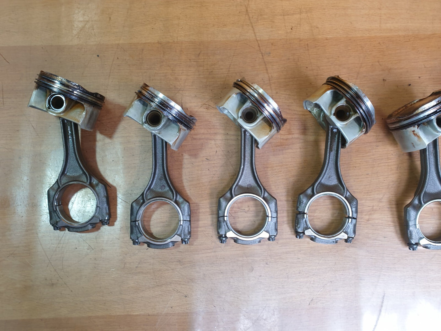 BMW 550I F11 M SPORT 4.4 PETROL 2014 PISTONS AND CONROD 1x 89L106 Warranty A153 - Image 3