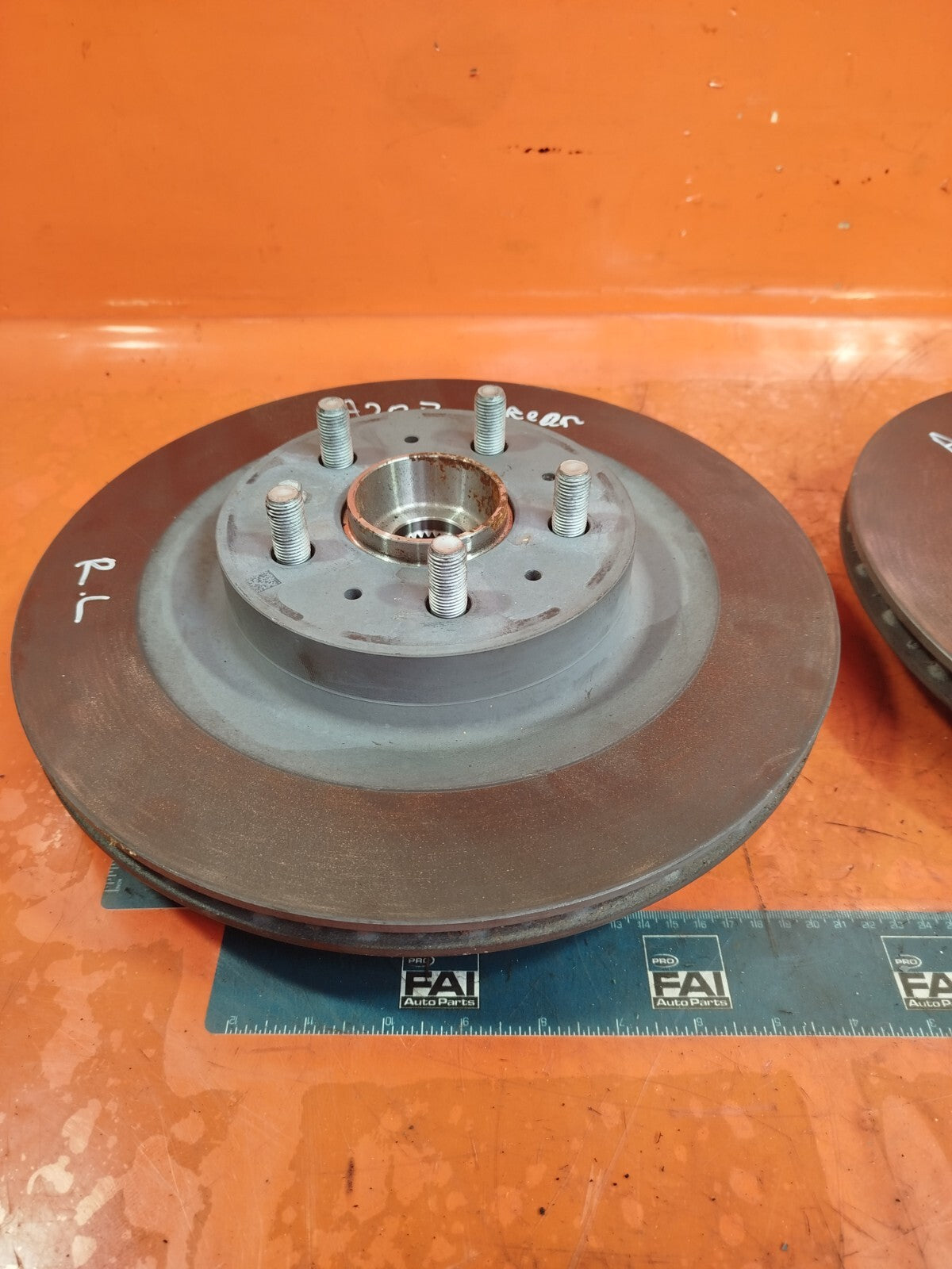 ✅2024 TESLA MODEL 3 LONG REAR BRAKE DISC PAIR 1188632-00-C + WARRANTY A207 - Image 3