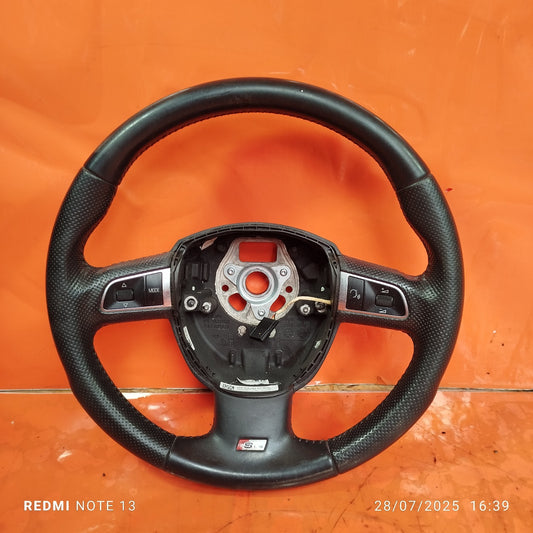 ✅AUDI Q5 S LINE 2.0 DIESEL 2012 MULTIFUNCTION STEERING WHEEL 8P0419091DT A291 - Image 2
