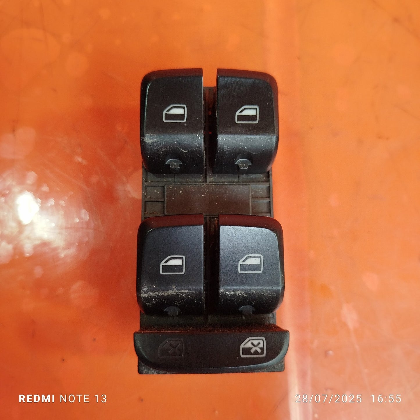✅AUDI Q5 S LINE 2.0 DIESEL 2012 FRONT RIGHT WINDOW REGULATOR SWITCH 8K0959851D - Image 3