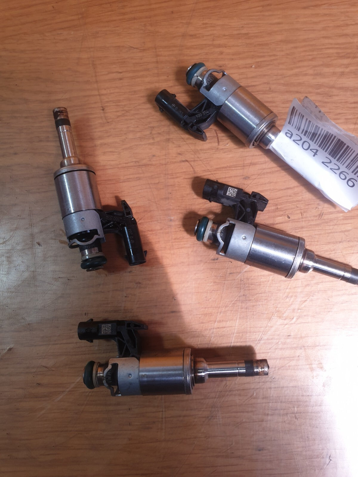 ✅AUDI A3 E-TRON 1.4 PETROL 2015 FUEL INJECTORS CUKB 04E133036A Warranty A204 - Image 2