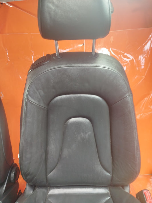 ✅2012 AUDI A5 8F 1.8P FRONT LEATHER SEATS PAIR + WARRANTY A222 - Image 2