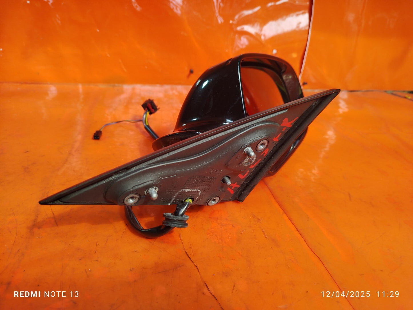 ✅2010 AUDI A5 8T S LINE 2.0P FRONT RIGHT WING MIRROR BLACK Z9Y + WARRANTY A223 - Image 12