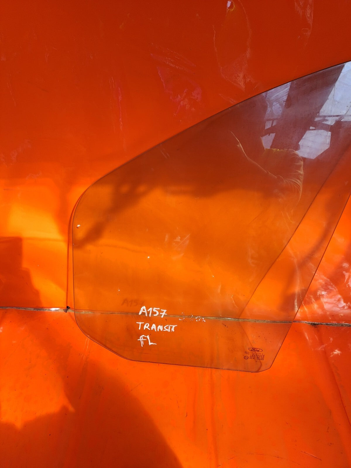 ✅FORD TRANSIT CUSTOM 2.2 DIESEL 2014 FRONT LEFT DOOR WINDOW GLASS 43R-00098 A157 - Image 5