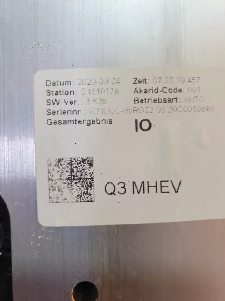 ✅AUDI Q3 S LINE 1.5 PETROL 2020 HYBRID BATTERY 4K0915171F Warranty A198 - Image 9