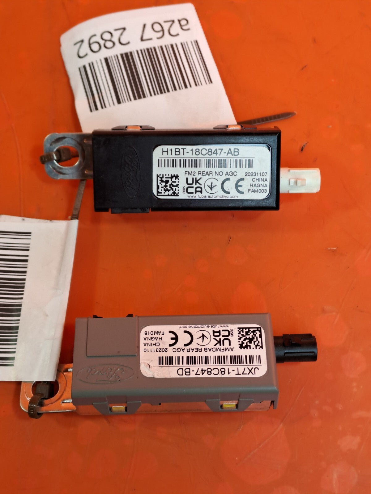 ✅FORD FOCUS ST-LINE 1.0 PETROL 2024 ANTENNA AMPLIFIER PAIR H1BT18C847AB Warranty - Image 1