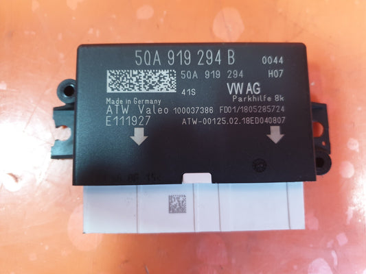 SKODA OCTAVIA MK3 1.4 PETROL 2018 PARKING SENSOR CONTROL MODULE ECU 5QA919294B - Image 2