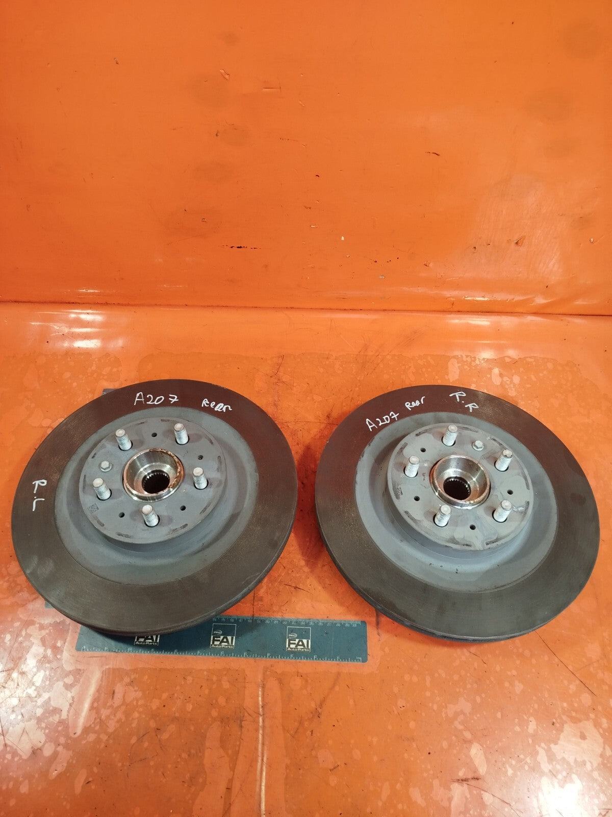 ✅2024 TESLA MODEL 3 LONG REAR BRAKE DISC PAIR 1188632-00-C + WARRANTY A207 - Image 1