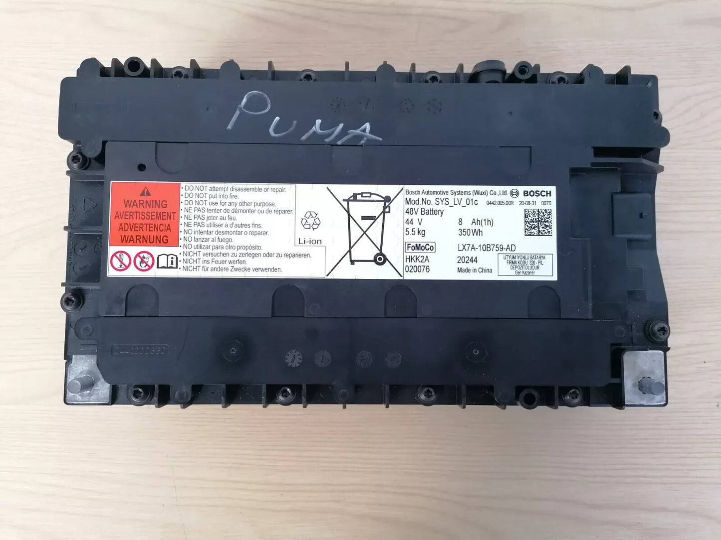 ✅2020 FORD PUMA ST-LINE HIGH VOLTAGE HYBRID BATTERY LX7A10B759AD Warranty A025 - Image 1