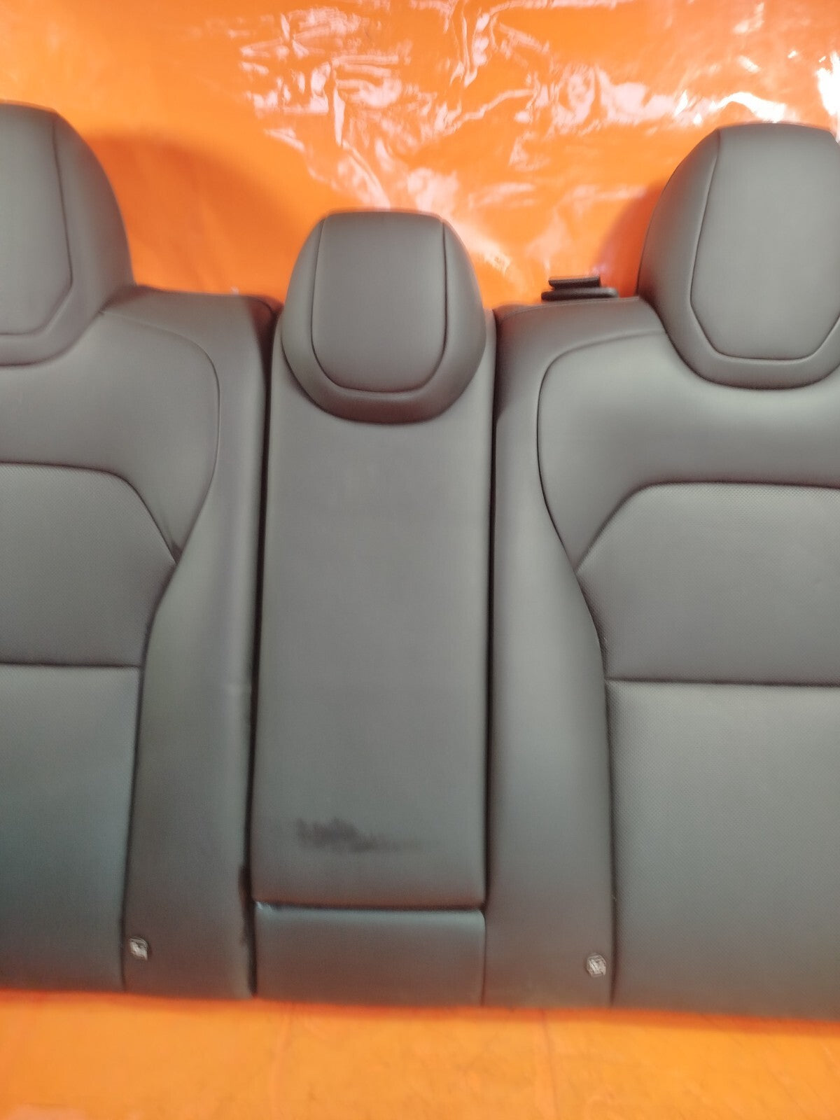 ✅TESLA MODEL 3 LONG 2024 REAR LEATHER TOP BENCH SEAT 1800020-C3-B 1800010-C3-B - Image 9