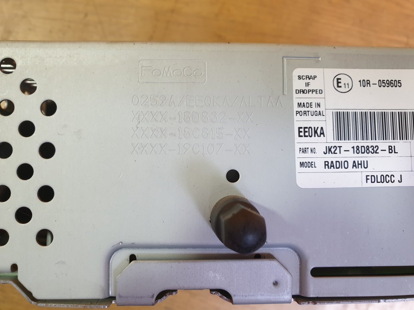 ✅2018 FORD TRANSIT CUSTOM V362 RADIO STEREO HEAD UNIT JK2T-18D832-BL + WARRANTY - Image 10
