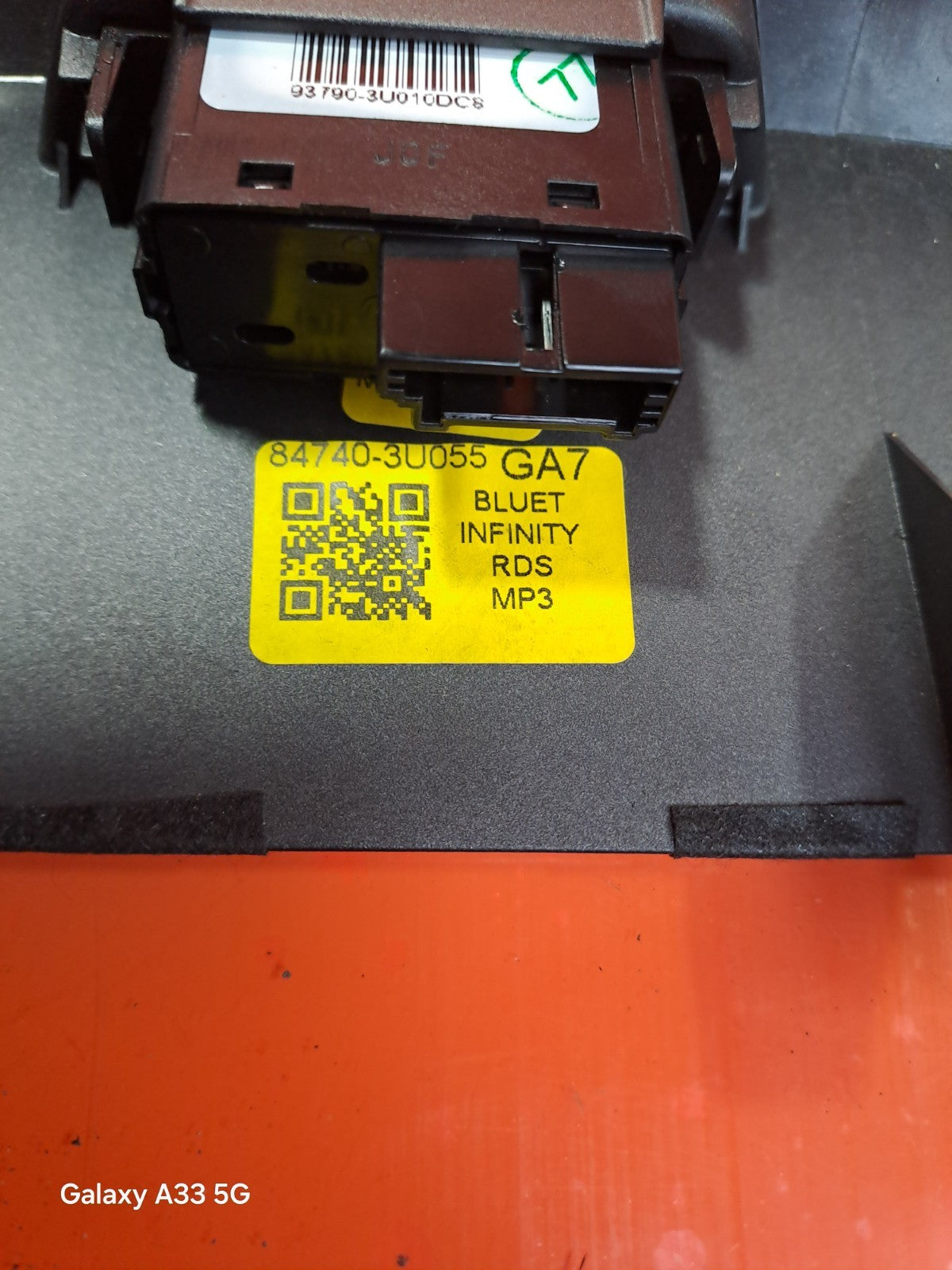 ✅KIA SPORTAGE 4 1.7 DIESEL 2014 DASHBOARD RADIO HEAD UNIT TRIM 847403U055 A287 - Image 11