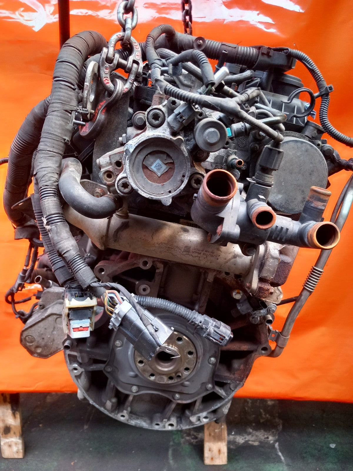 Ford Tourneo Custom 2.2 Diesel 2015 CYF4 Engine Complete Warranty A371 - Image 12