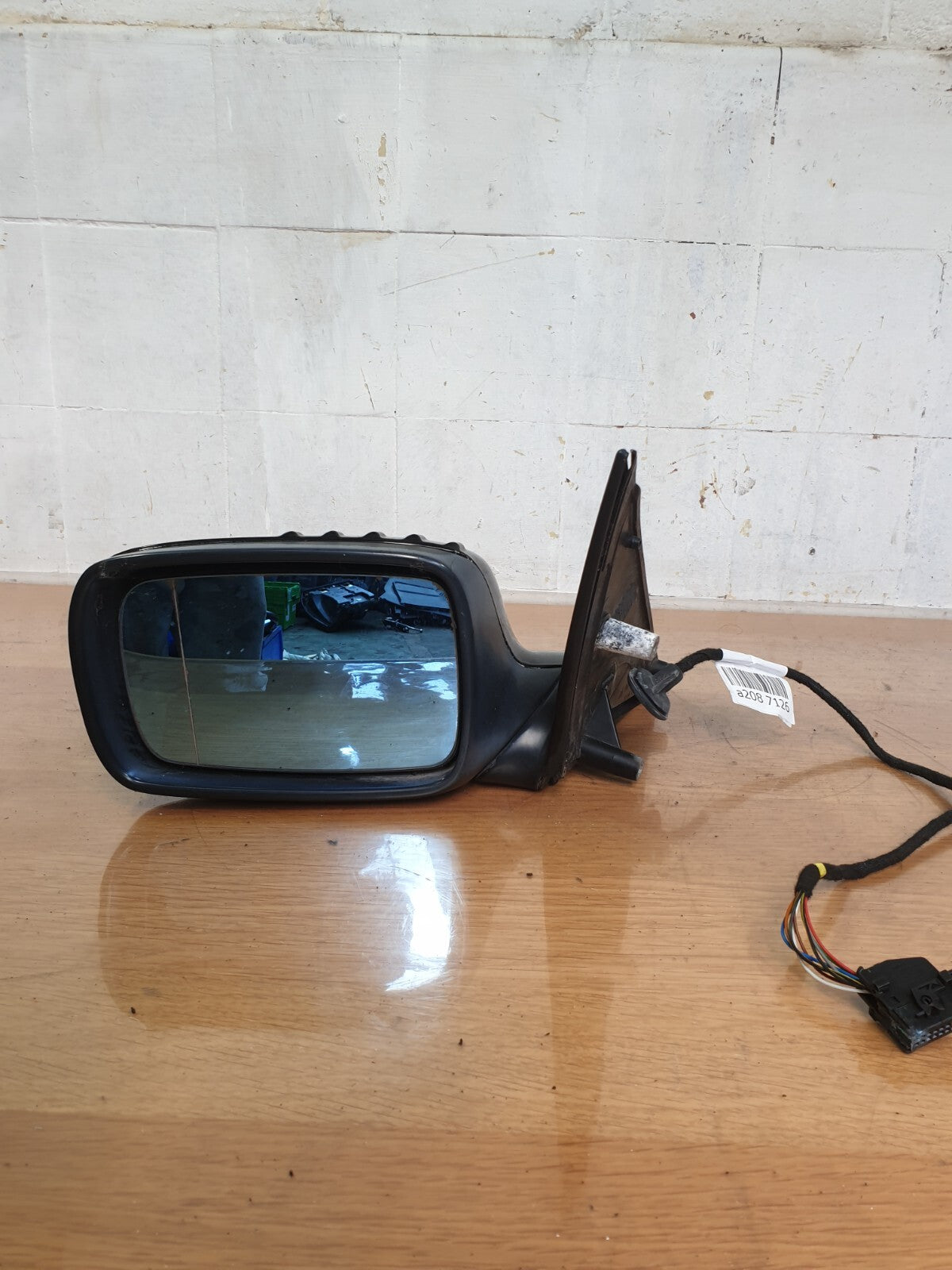 2006 BMW 7 SERIES E66 4.8P FRONT LEFT WING MIRROR BLACK + WARRANTY A208 - Image 1