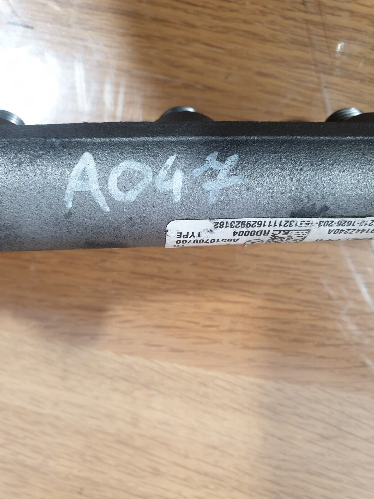 2015 MERCEDES A CLASS W176 AMG 2.1D FUEL INJECTOR RAIL A6510700700 A047