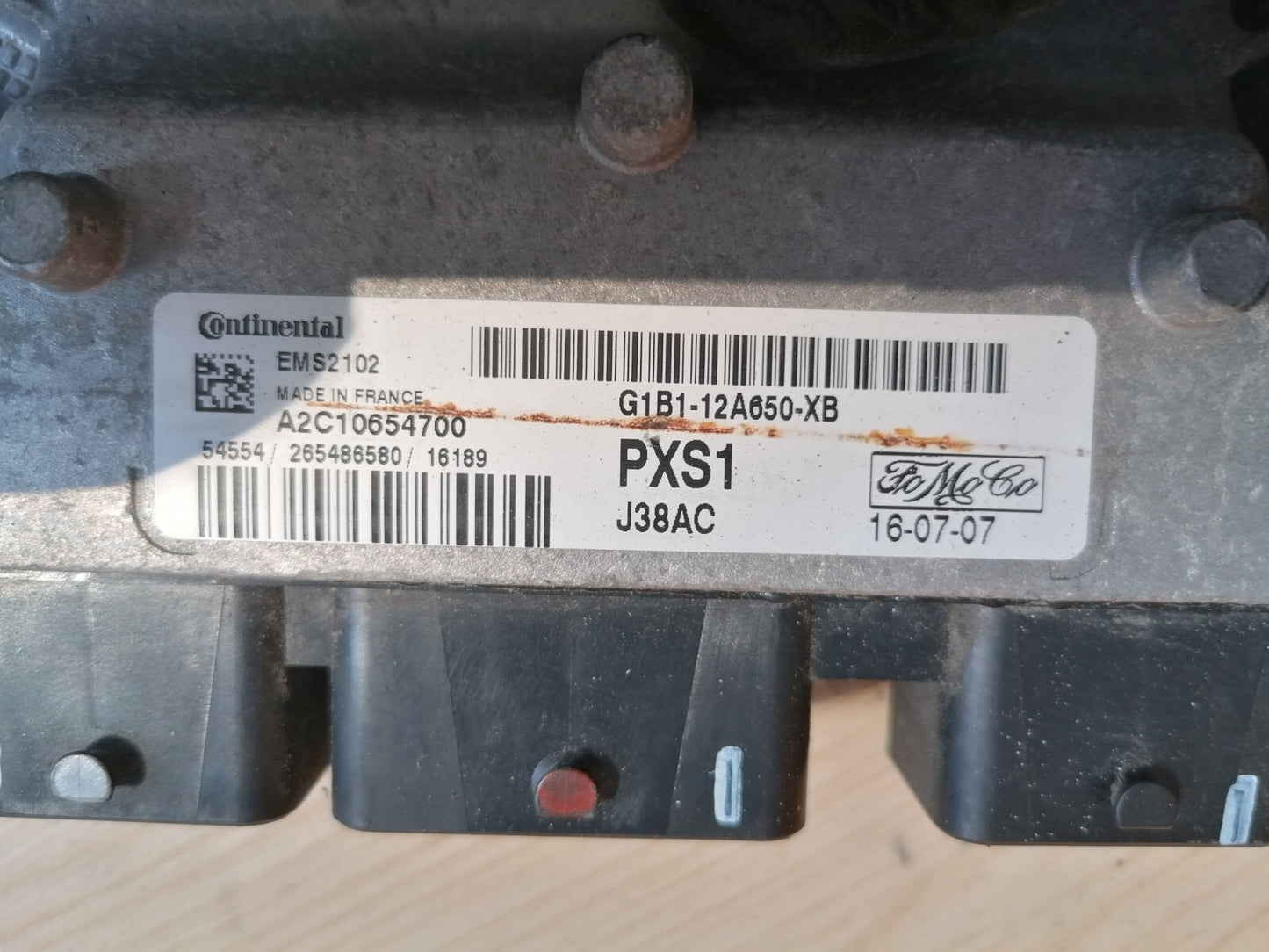 2016 FORD FIESTA MK7 1.2 PETROL ENGINE ECU G1B1-12A650-XB X00 - Image 12