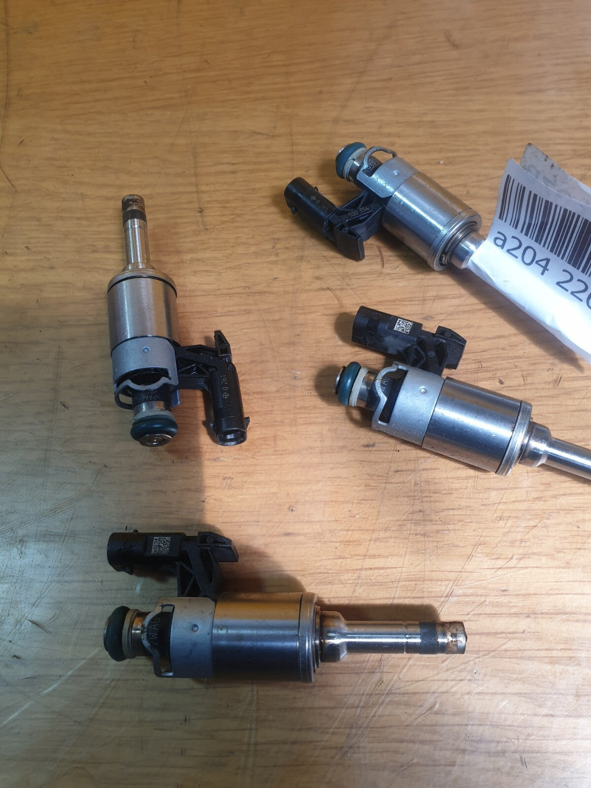 ✅AUDI A3 E-TRON 1.4 PETROL 2015 FUEL INJECTORS CUKB 04E133036A Warranty A204 - Image 3