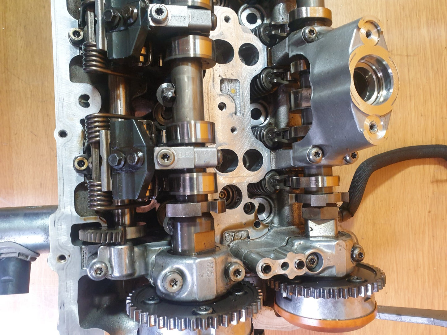 ✅2014 BMW 5 SERIES F11 4.4P CYLINDER HEAD RIGHT SIDE 7603471 + WARRANTY A153 - Image 7