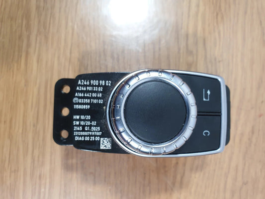 Mercedes W246 1.8 Diesel 2012 Idrive Sat Nav Media Control Switch A2469009802 - Image 2