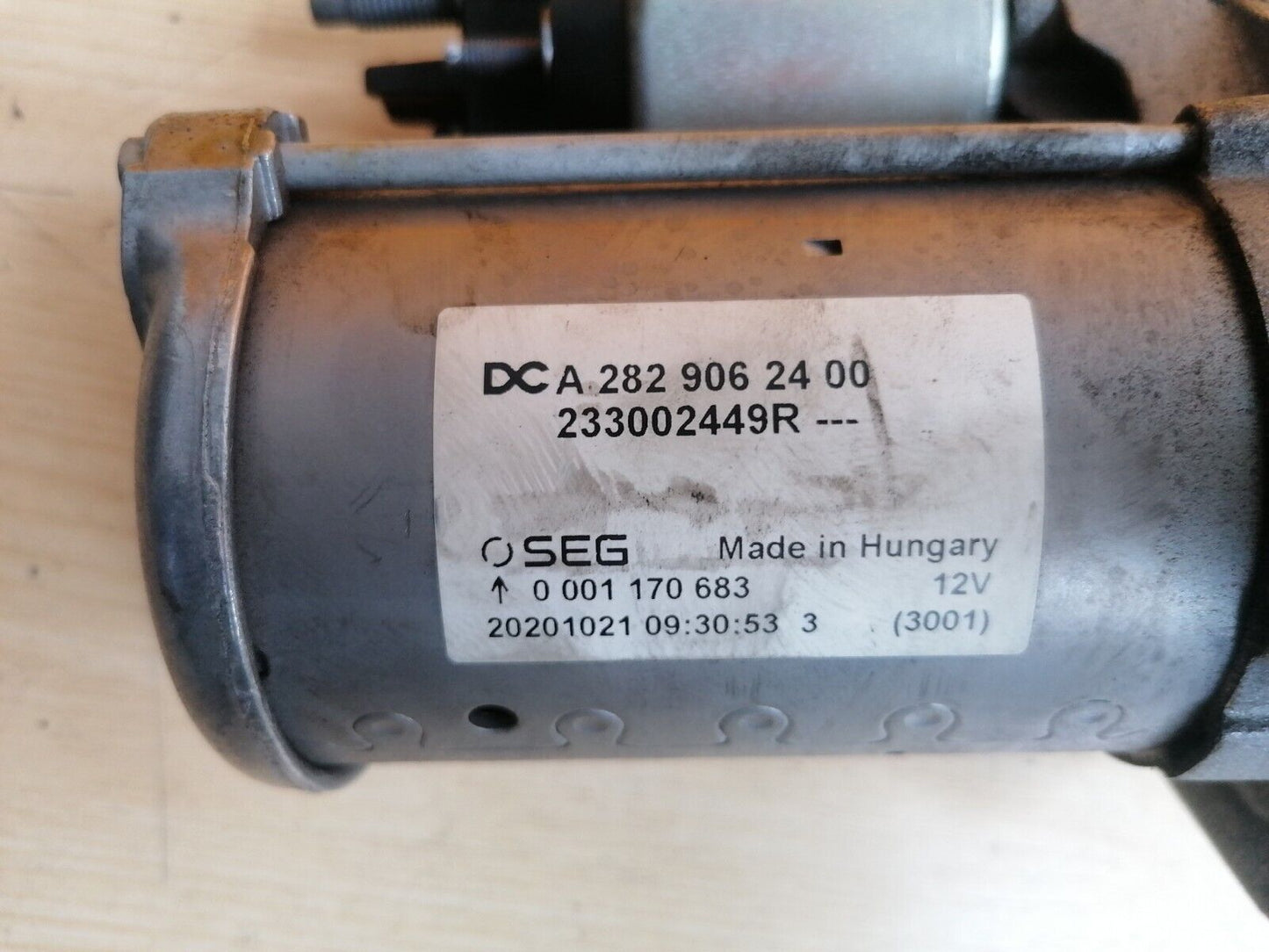 2021 MERCEDES A200 W177 1.3 PETROL STARTER MOTOR A2829062400 A067