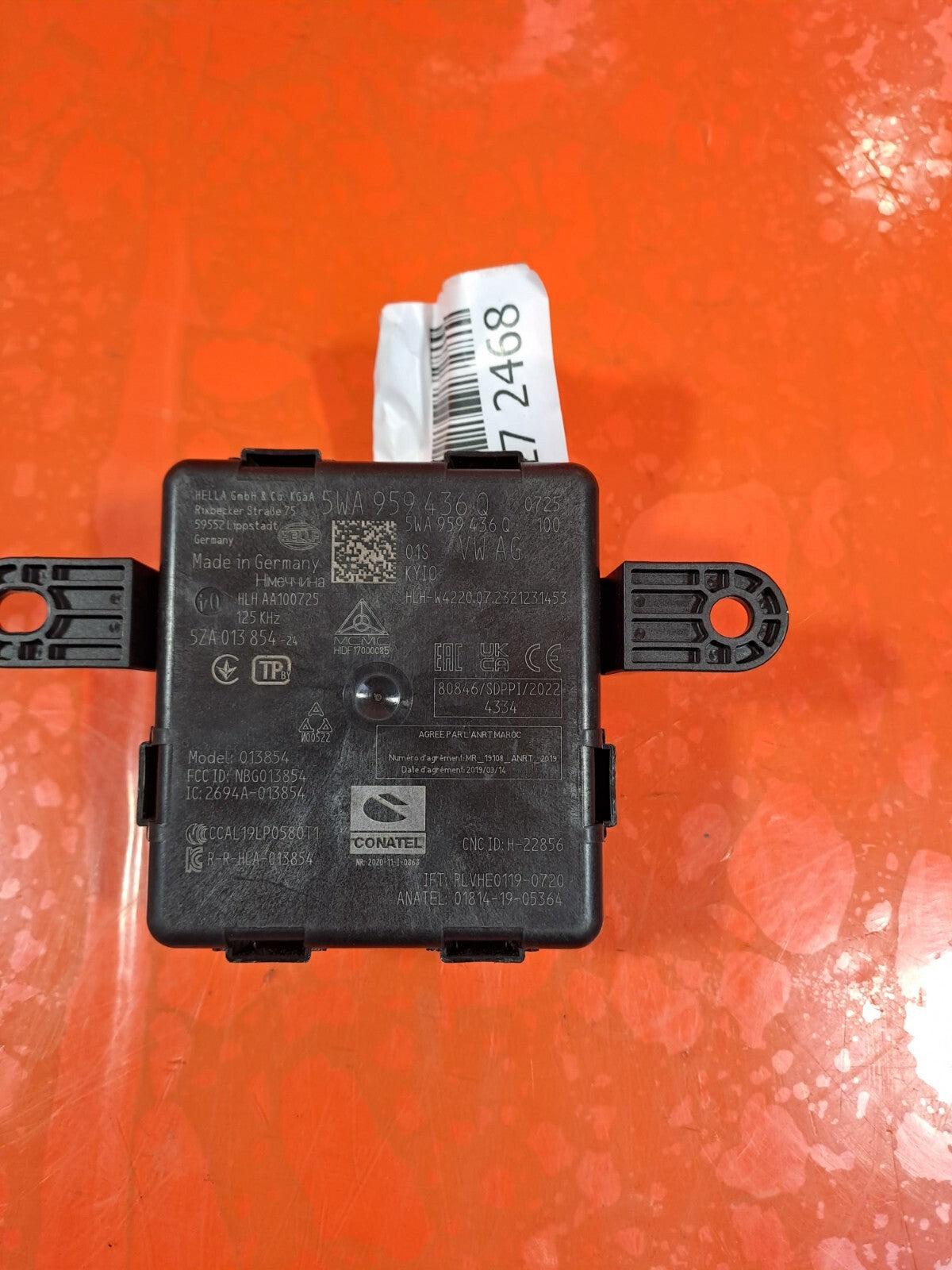 2023 CUPRA LEON VZ2 1.4P KEYLESS ENTRY CONTROL MODULE ECU 5WA959436Q A227 - Image 2