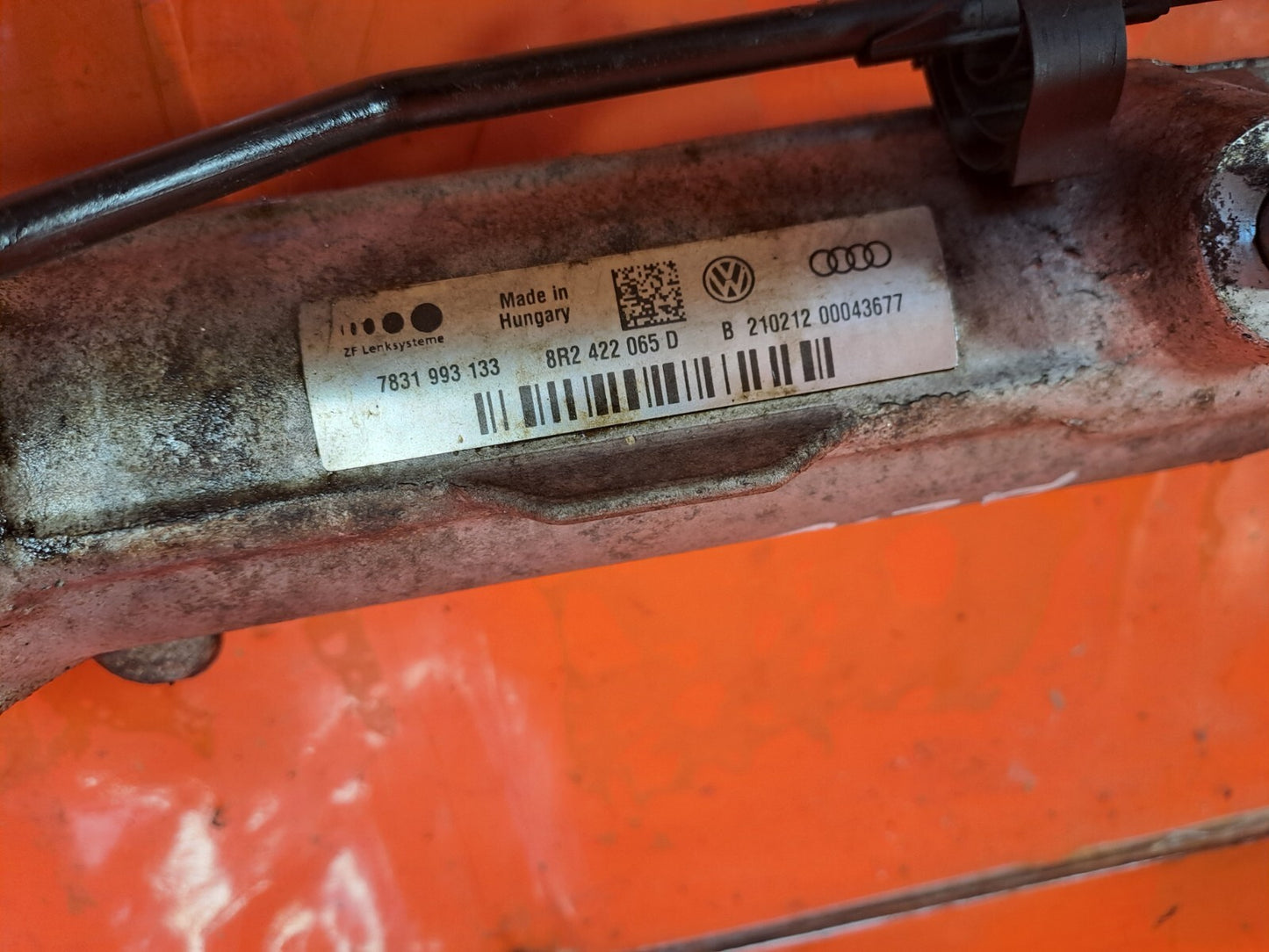 ✅2012 AUDI Q5 8R S LINE 2.0P POWER STEERING RACK 8R2422065D + WARRANTY A276 - Image 10
