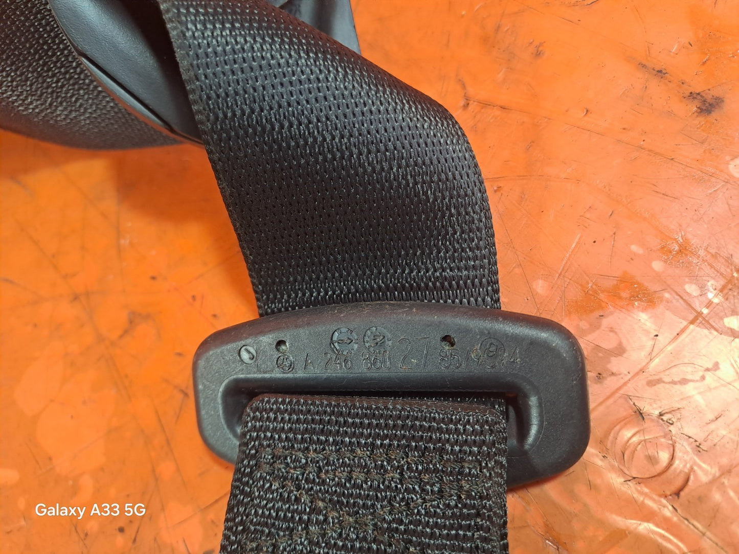 ✅2012 MERCEDES B CLASS W246 SEAT BELT REAR LEFT A2468602785 + WARRANTY A299 - Image 8