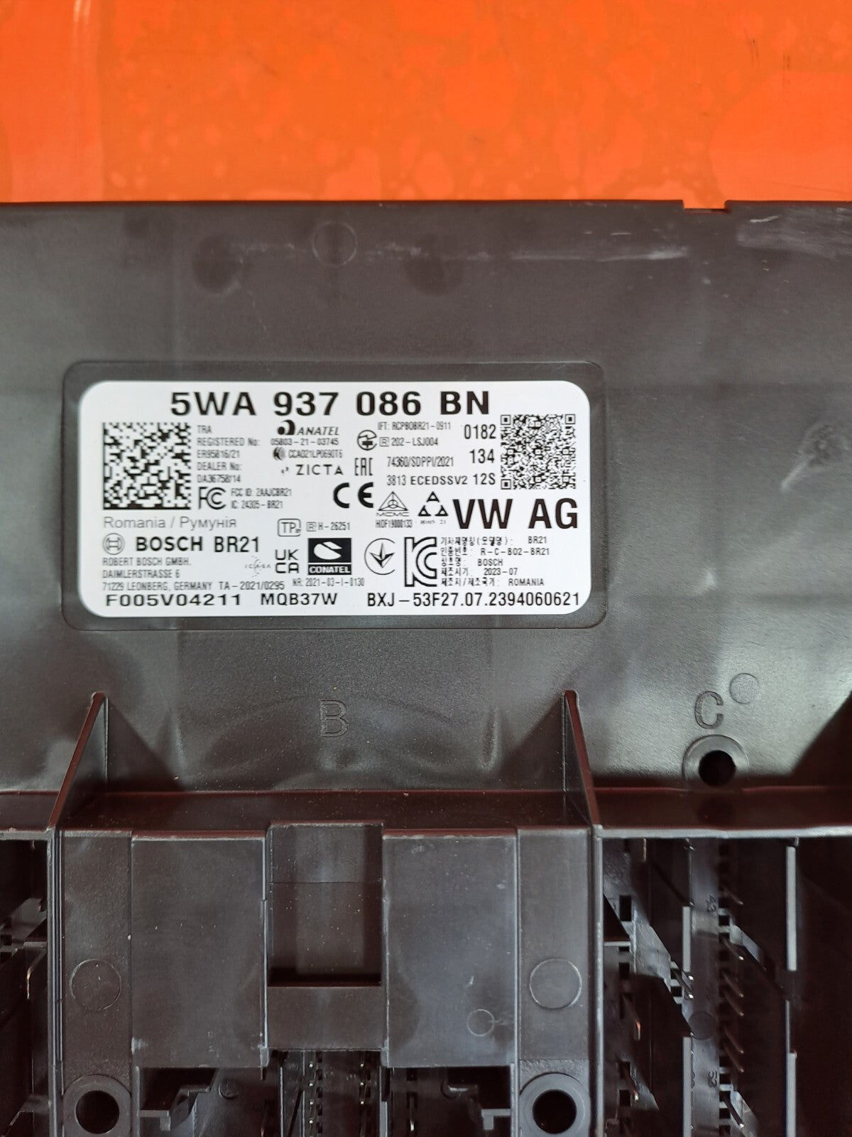 2023 CUPRA LEON VZ2 1.4P BODY CONTROL MODULE 5WA937086BN + WARRANTY A227 - Image 12