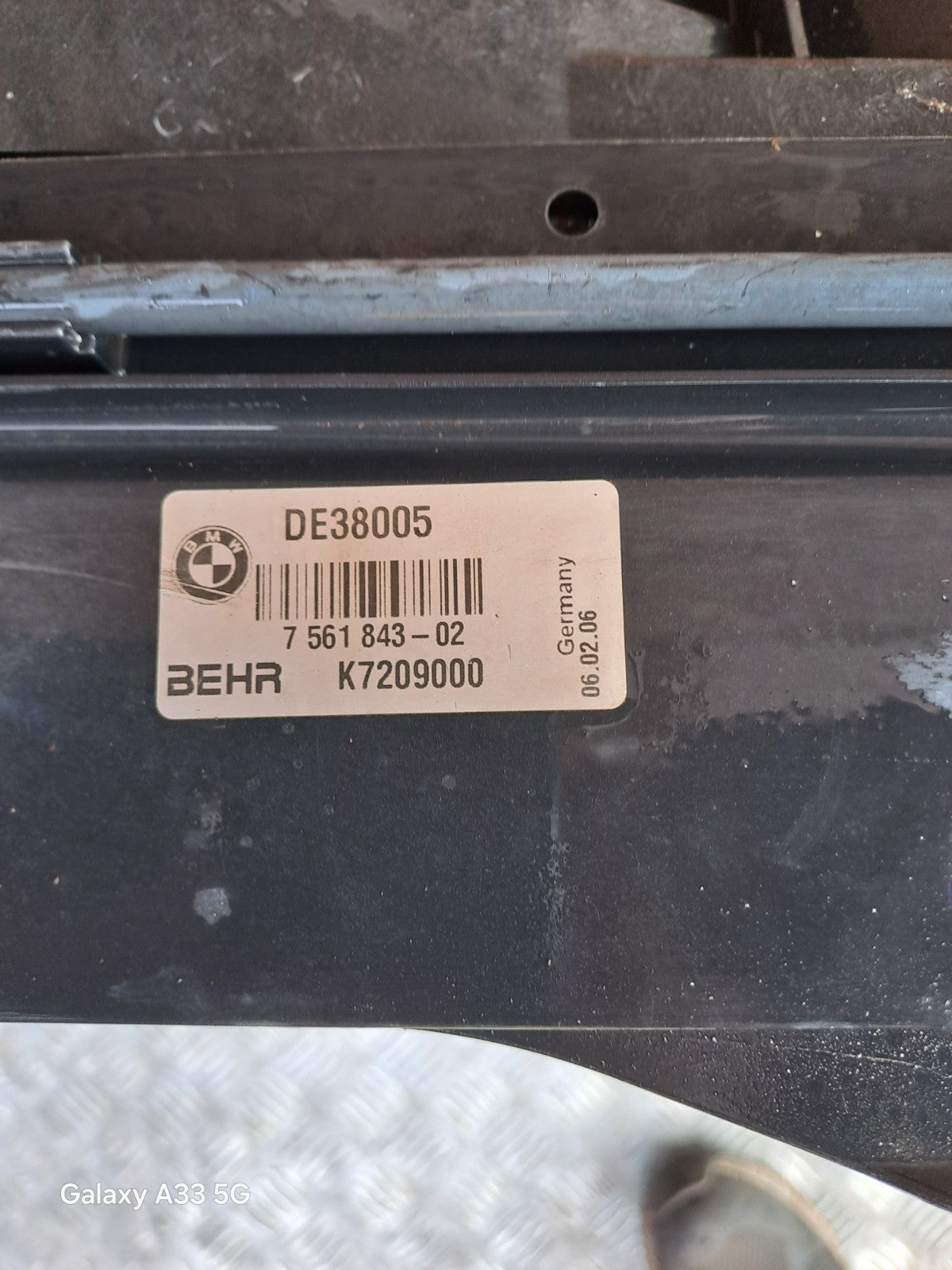 ✅BMW 750Li E66 4.8 PETROL 2006 RADIATOR RAD PACK 7561843 7519209 6946638 A208 - Image 7
