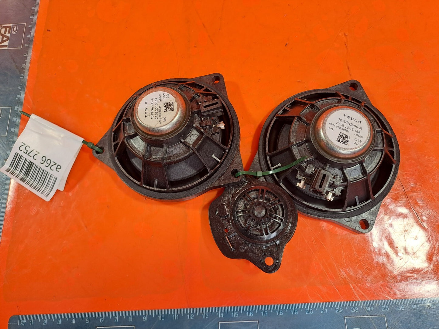✅2020 TESLA MODEL 3 DASHBOARD SPEAKERS 1079742-00-B + WARRANTY A266 - Image 6