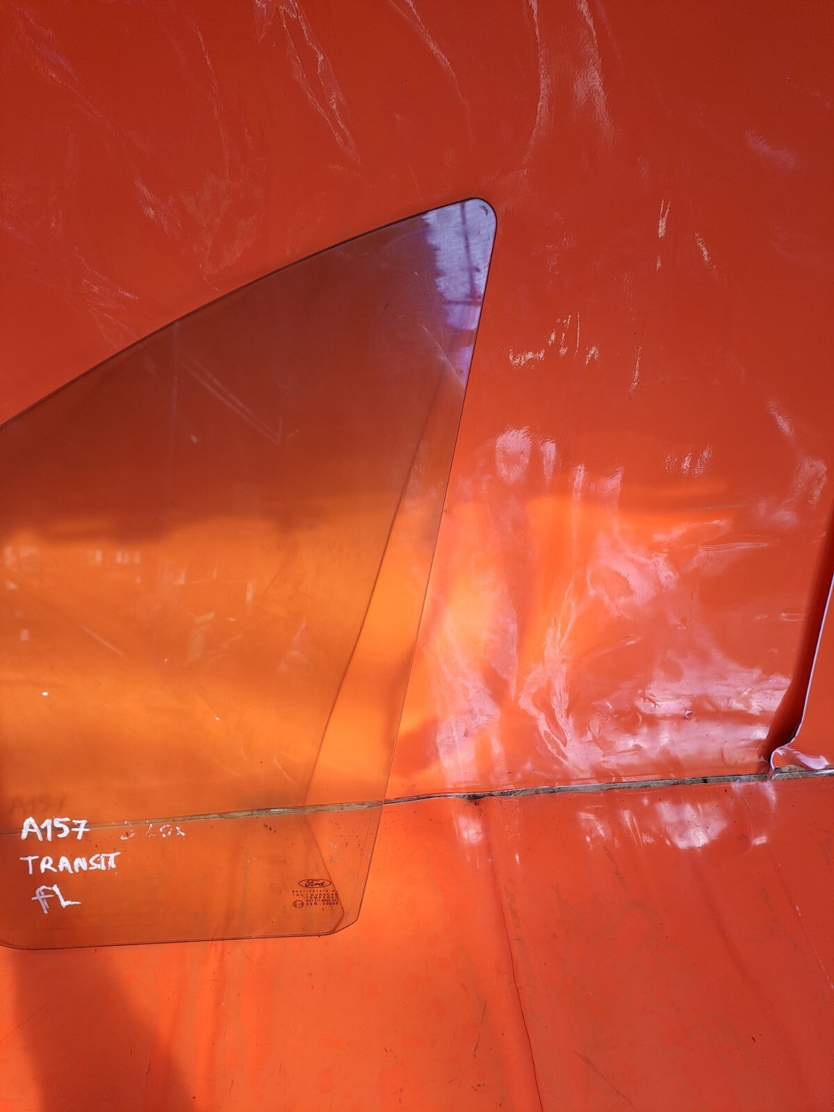 ✅FORD TRANSIT CUSTOM 2.2 DIESEL 2014 FRONT LEFT DOOR WINDOW GLASS 43R-00098 A157 - Image 4