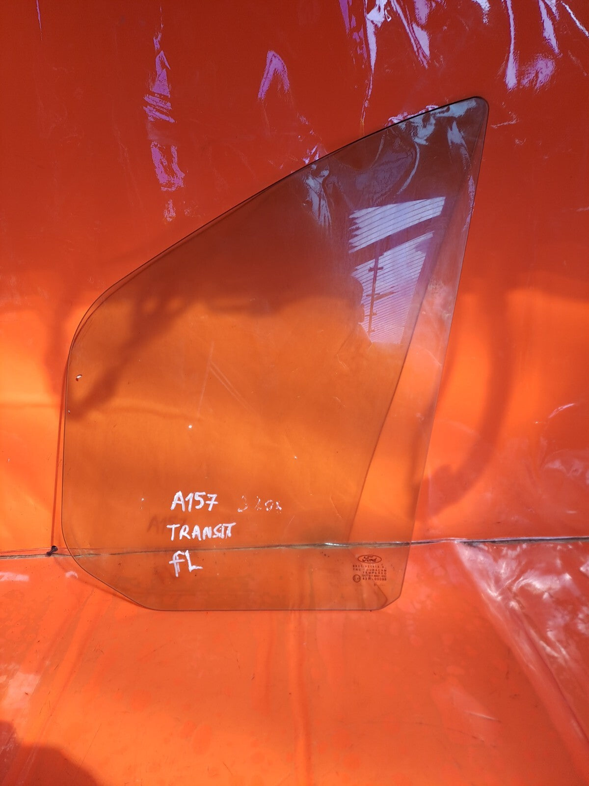 ✅FORD TRANSIT CUSTOM 2.2 DIESEL 2014 FRONT LEFT DOOR WINDOW GLASS 43R-00098 A157 - Image 2