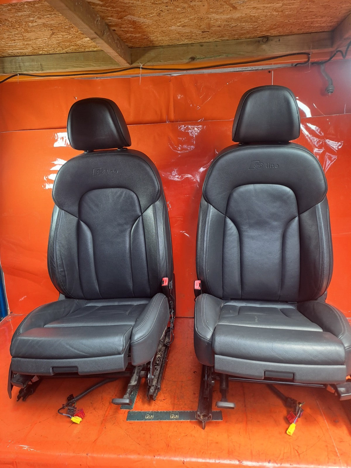 ✅AUDI Q5 S LINE 2.0 DIESEL 2012 FRONT LEATHER SEATS PAIR Warranty A291 - Image 3