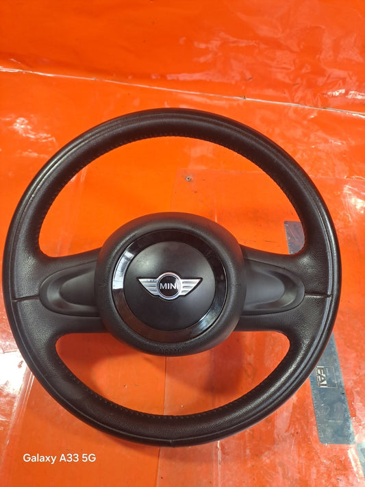 ✅MINI COUNTRYMAN ONE D MK3 2013 MULTIFUNCTIONAL LEATHER STEERING WHEEL A304 - Image 2