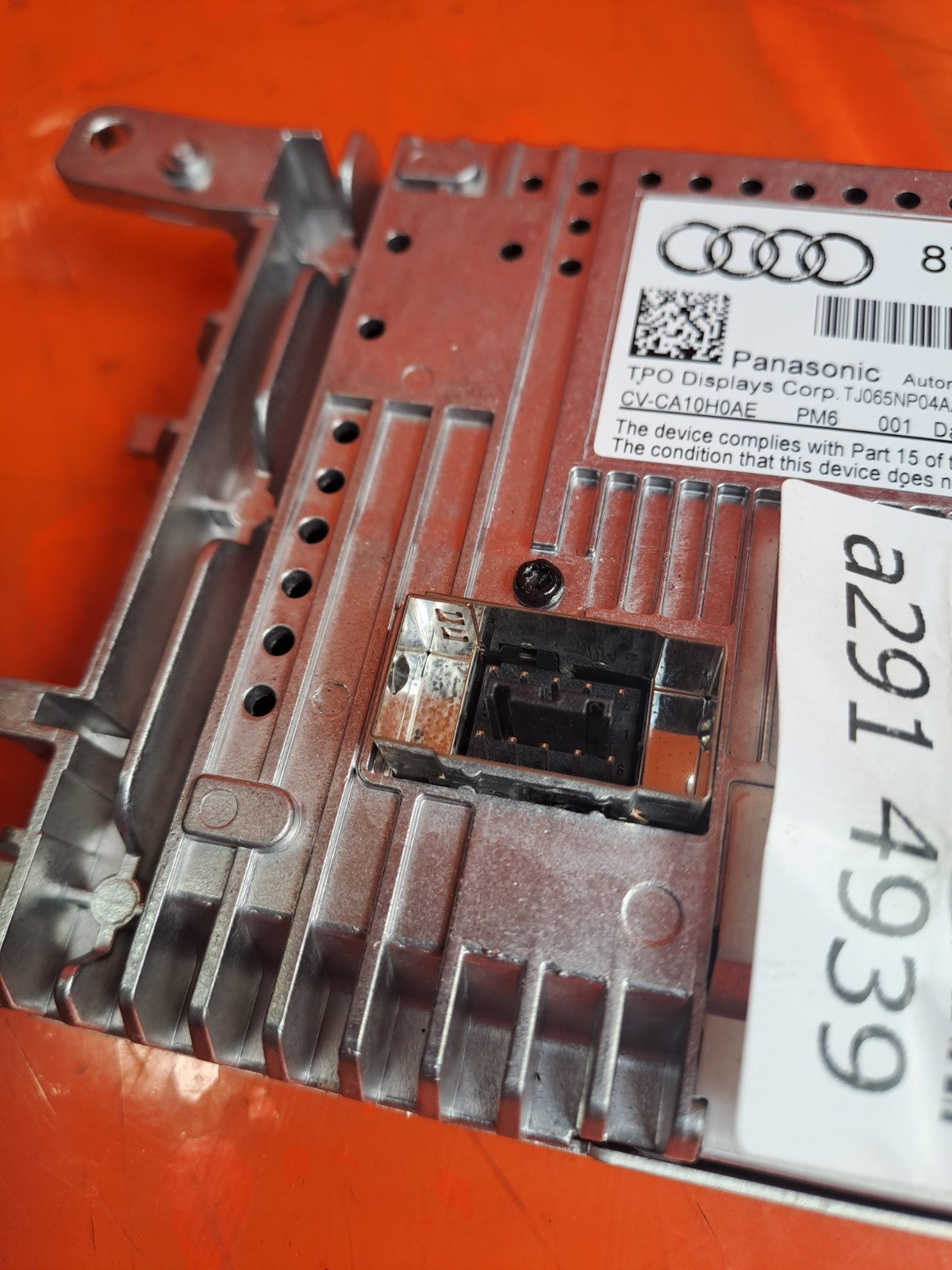 ✅Audi Q5 S Line 2012 2.0 Diesel DASHBOARD MULTIMEDIA DISPLAY SCREEN UNIT A291 - Image 11