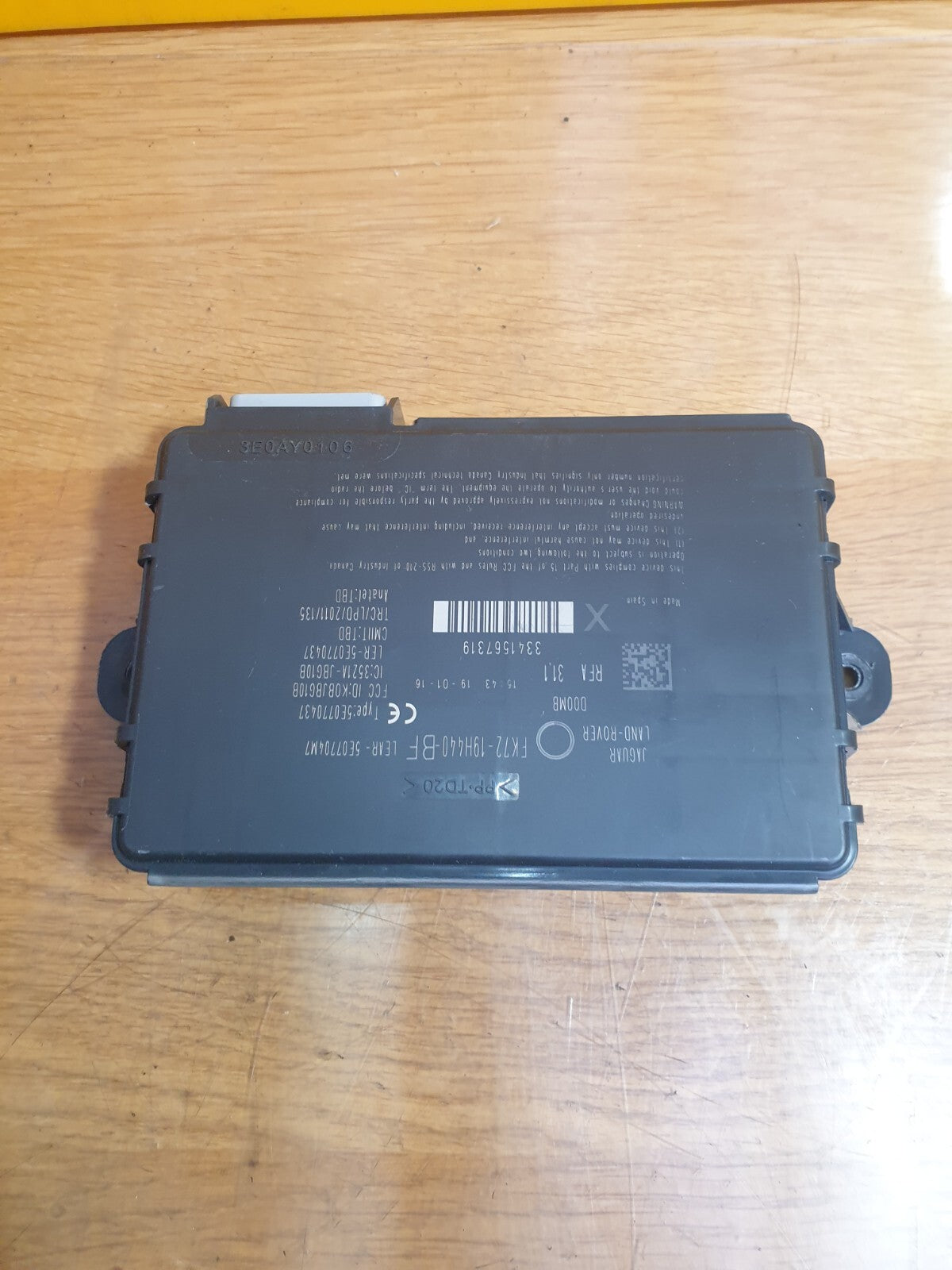 ✅2016 LAND ROVER DISCOVERY SPORT L550 KEYLESS ENTRY CONTROL MODULE FK7219H440BF - Image 1