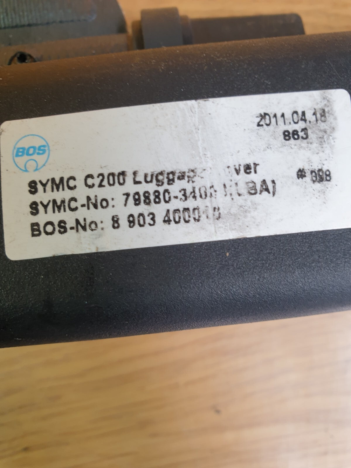 SSANGYONG KORANDO ES 2.0 DIESEL 2011 REAR PARCEL SHELF LOAD COVER 79880-34000 - Image 7