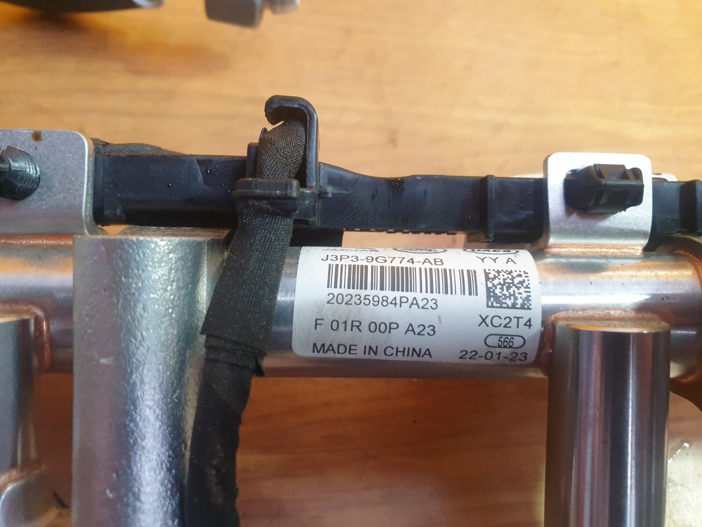 ✅2022 RANGE ROVER EVOQUE L551 1.5P FUEL INJECTION RAIL J3P39G774AB + WARRANTY - Image 9