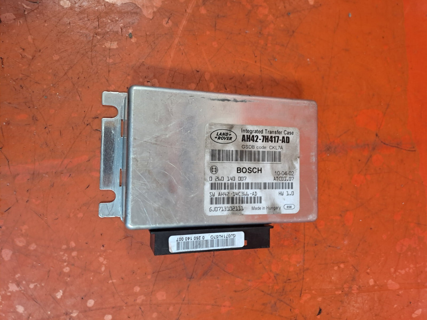 ✅2010 LAND ROVER DISCOVERY 4 L319 TRANSFER CASE BOX MODULE ECU AH42-7H417-AD - Image 1