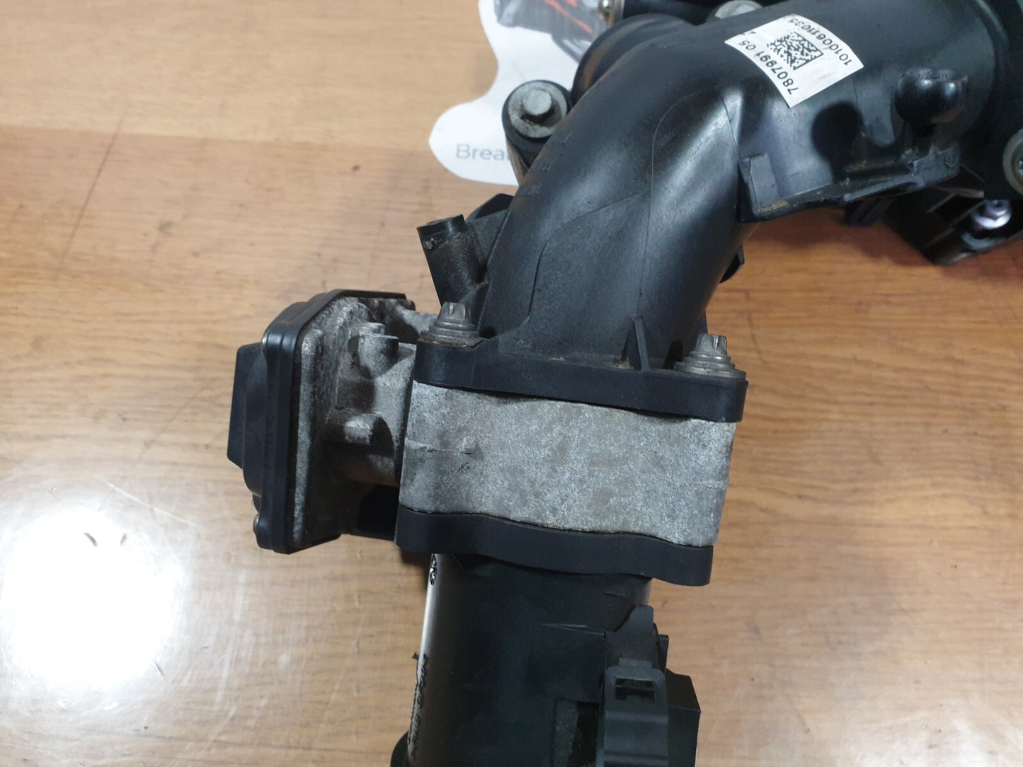 2010 BMW 5 SERIES F11 2.0D INTAKE MANIFOLD WITH FLAPS MOTOR THROTTLE BODY - Image 11