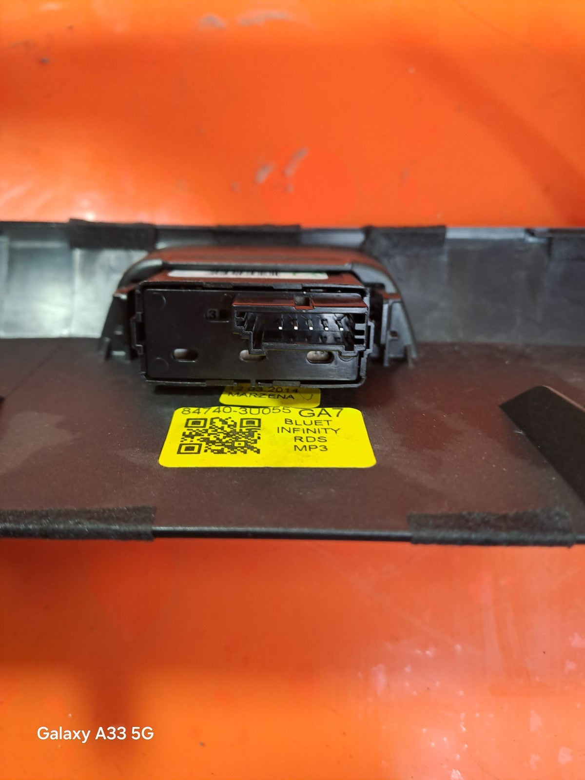 ✅KIA SPORTAGE 4 1.7 DIESEL 2014 DASHBOARD RADIO HEAD UNIT TRIM 847403U055 A287 - Image 10