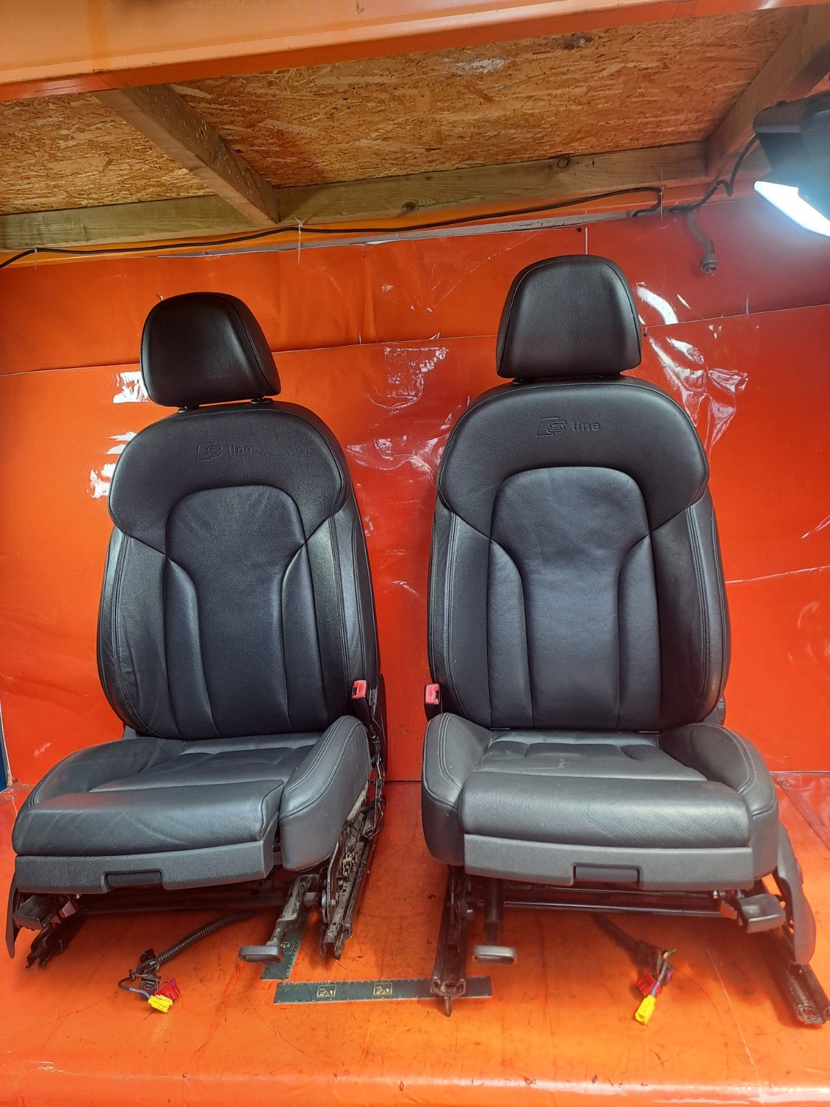 ✅AUDI Q5 S LINE 2.0 DIESEL 2012 FRONT LEATHER SEATS PAIR Warranty A291 - Image 1