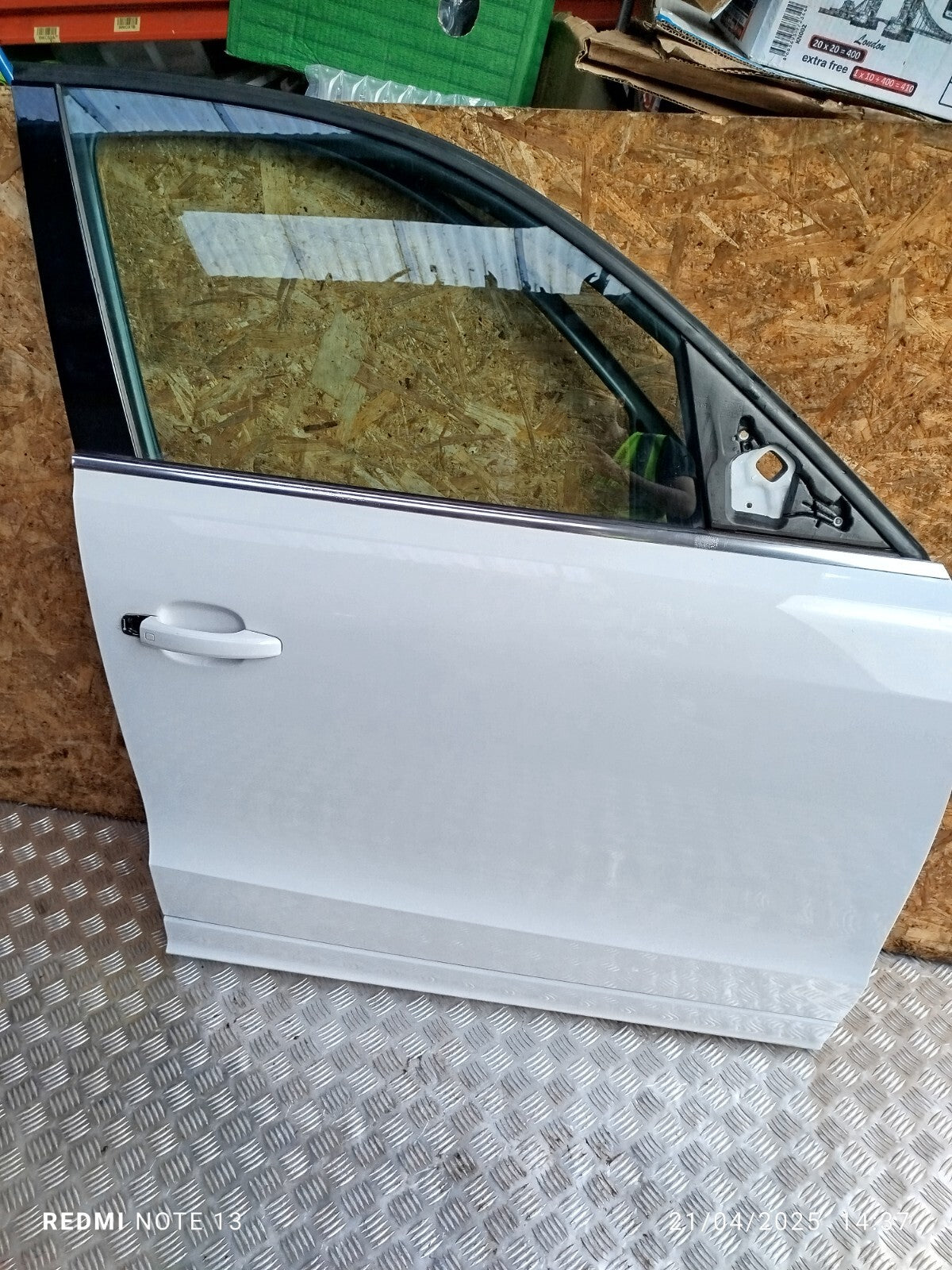 ✅2012 AUDI Q5 8R S LINE FRONT RIGHT DOOR WHITE S9R + WARRANTY A276 - Image 6