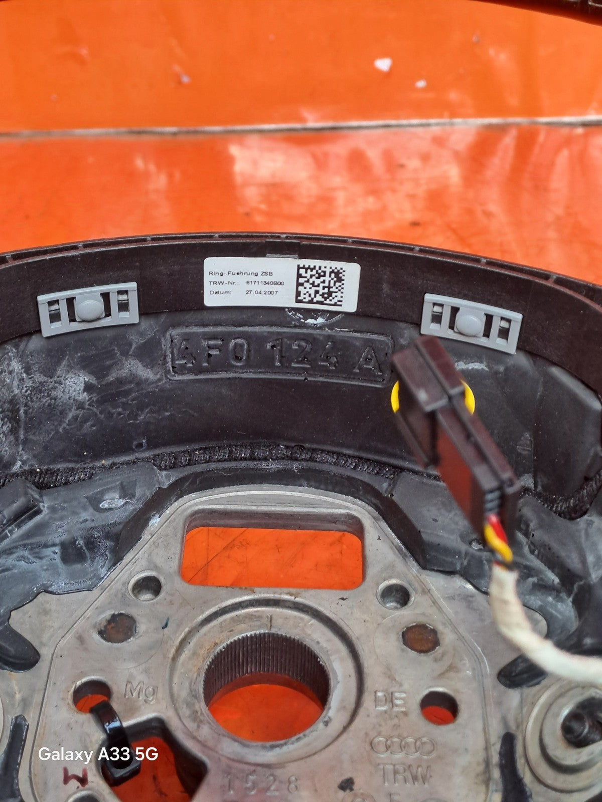 ✅AUDI Q7 S LINE 3.0 DIESEL 2007 MULTIFUNCTIONAL STEERING WHEEL PADDLE SHIFT A295 - Image 2