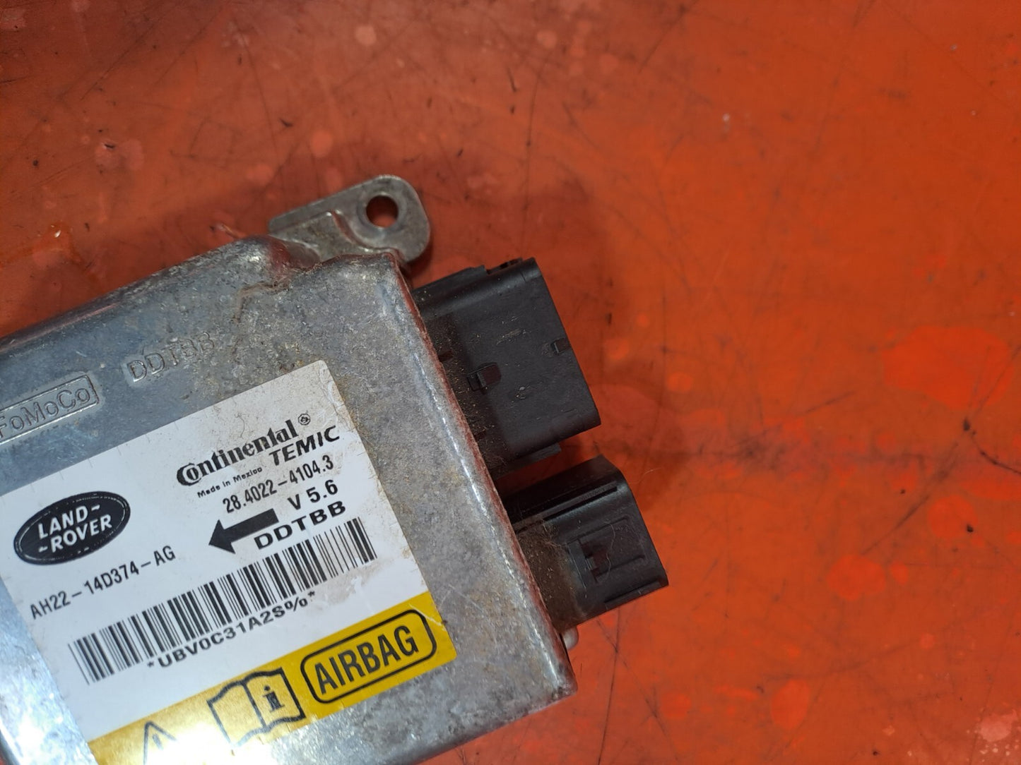 ✅2010 LAND ROVER DISCOVERY 4 L319 AIRBAG CONTROL MODULE ECU AH22-14D374-AG A244 - Image 2