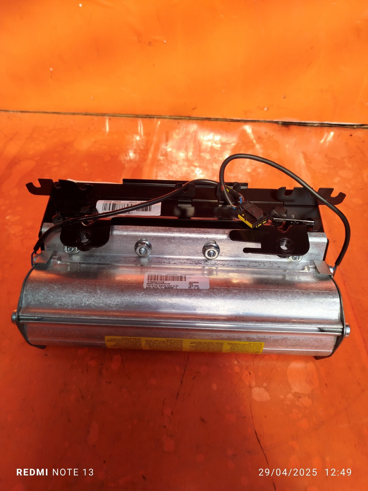 ✅Land Rover Range Rover L322 2005 4.4 Petrol FRONT LEFT DASHBOARD AIRBAG A274 - Image 4