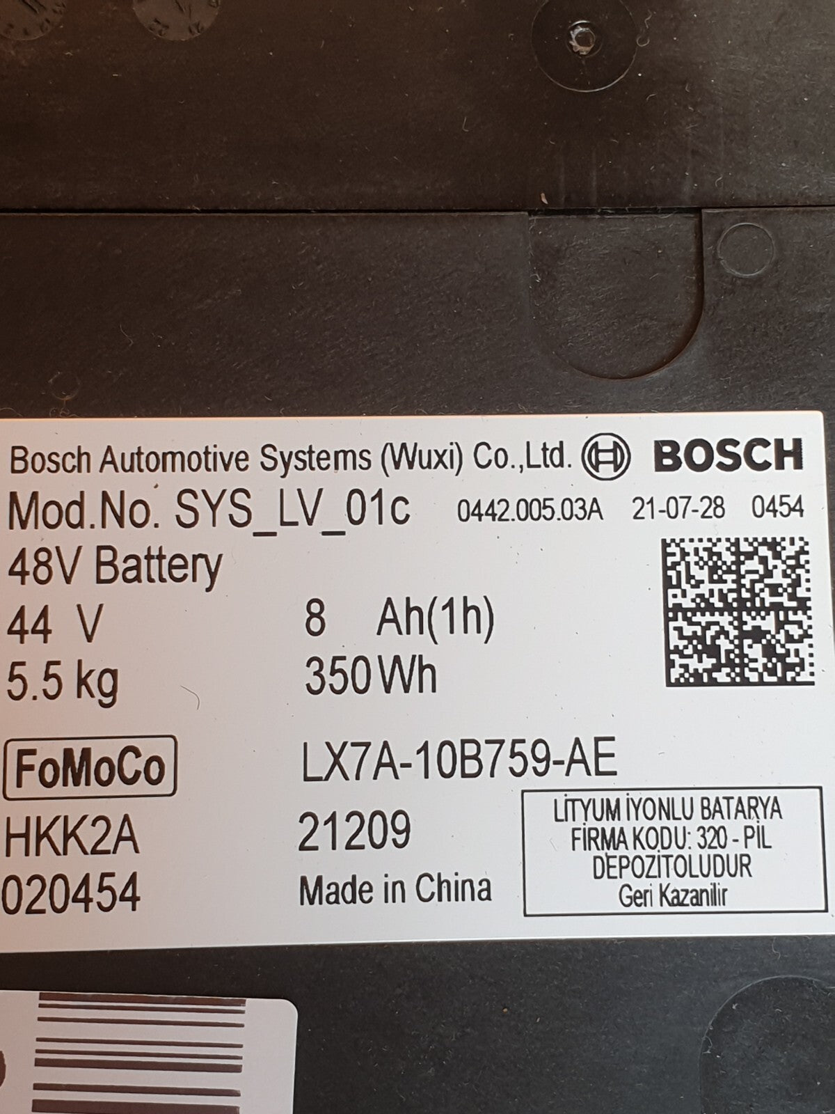 ✅FORD PUMA ST-LINE 1.0 PETROL 2022 HYBRID BATTERY LX7A10B759AE Warranty A202 - Image 4