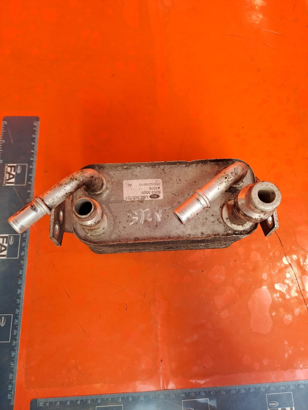 ✅LAND ROVER DISCOVERY 4 L319 3.0 DIESEL 2010 OIL COOLER 5053-3000 UBC500101 A265 - Image 3