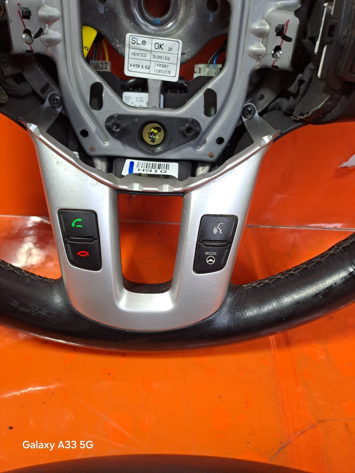 ✅KIA SPORTAGE 4 1.7 DIESEL 2014 MULTIFUNCTION STEERING WHEEL 56110-3U991EQ A287 - Image 6