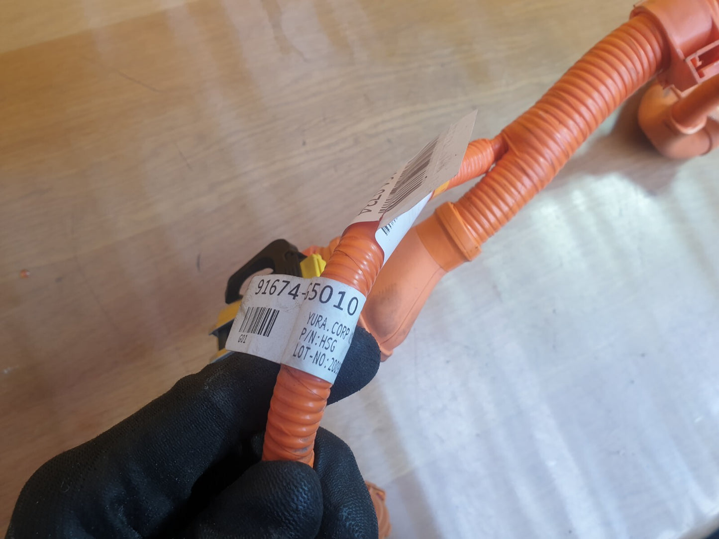 ✅2016 KIA NIRO 2 EV S-A 1.6P POSITIVE BATTERY INVERTER CABLE 91674-G5010 A164 - Image 9